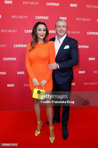 Verona Pooth and Franjo Pooth during the Red Night By Campari & Bunte on the occasion of the 74th Berlinale International Film Festival Berlin at...