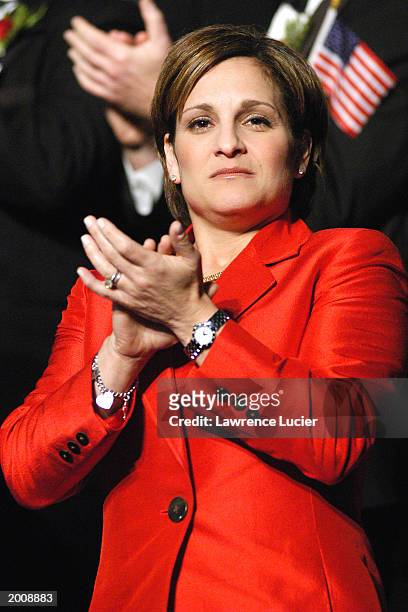 Olympic gold medallist Mary Lou Retton appears at the 2003 Ellis Island Medals of Honor Awards Gala and Benefit May 17 at Ellis Island in New York...