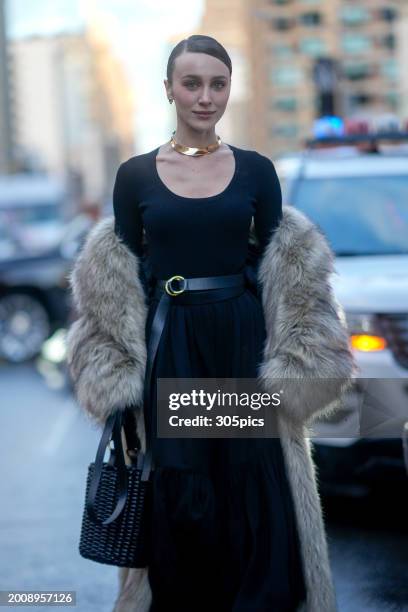 Mary Leest is seen on February 13, 2024 in New York City.