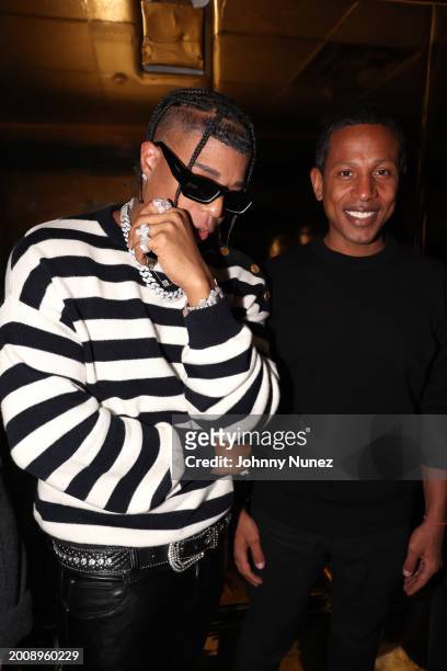 Davo and Shyne attend Paramount's "Bob Marley: One Love" New York Screening on February 12, 2024 in New York City.