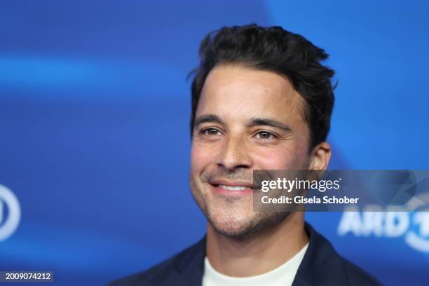 Kostja Ullmann attend the ARD Blue Hour during the 74th Berlinale International Film Festival Berlin at Hotel Telegraphenamt on February 16, 2024 in...