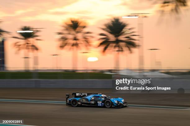 Algarve Pro Racing - Oreca 07/Gibson - Chris Mcmurry Freddie Tomlinson Toby Sowery during Asian Le Mans Series 2024 at Yas Marina Circuit on February...