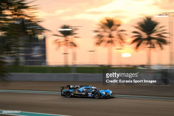Algarve Pro Racing - Oreca 07/Gibson - Chris Mcmurry Freddie Tomlinson Toby Sowery during Asian Le Mans Series 2024 at Yas Marina Circuit on February...