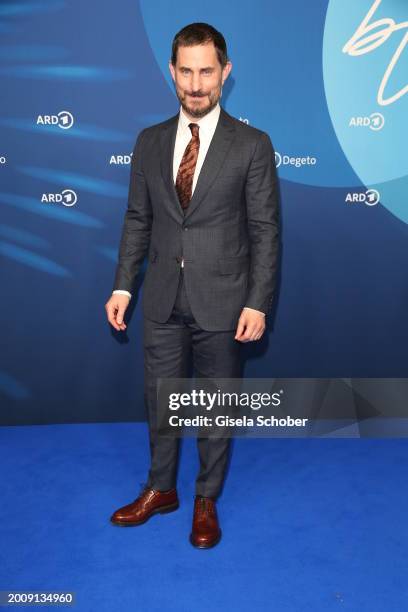 Clemens Schick attend the ARD Blue Hour during the 74th Berlinale International Film Festival Berlin at Hotel Telegraphenamt on February 16, 2024 in...