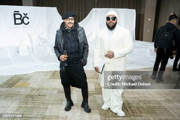 Rudy Reed Rudy Reed and Raytell Bridges attend the Bishme Cromartie F/W 2024 ...