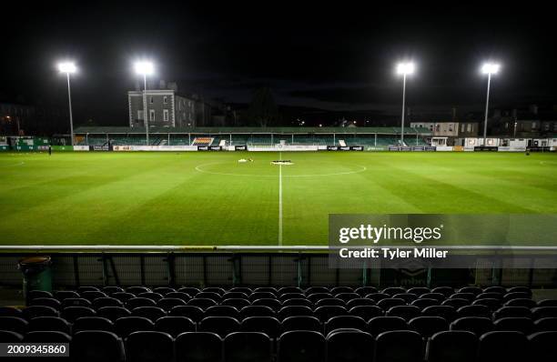Wicklow , Ireland - 16 February 2024; A general view before the SSE Airtricity Men's First Division match between Bray Wanderers and UCD at Carlisle...