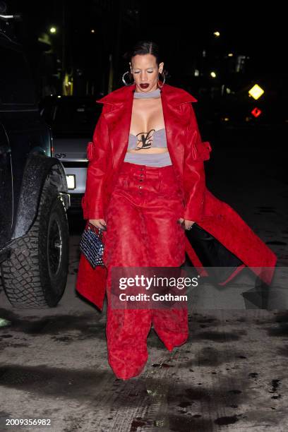 Dascha Polanco attends the Luar fashion show during New York Fashion Week: The Shows in Brooklyn on February 13, 2024 in New York City.