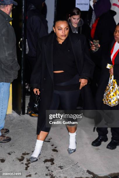 Paloma Elsesser attends the Luar fashion show during New York Fashion Week: The Shows in Brooklyn on February 13, 2024 in New York City.