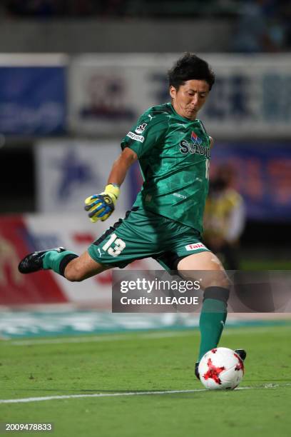 Yuji Rokutan of Shimizu S-Pulse in action during the J.League J1 match between Ventforet Kofu and Shimizu S-Pulse at Yamanashi Chuo Bank Stadium on...