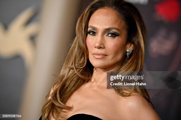 Jennifer Lopez attends the Los Angeles Premiere Of Amazon MGM Studios "This Is Me...Now: A Love Story" at Dolby Theatre on February 13, 2024 in...