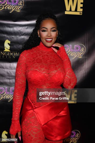 Malaysia Pargoattends the Atlanta screening of WeTV's "Bold & Bougie" at Regal Atlantic Station on February 13, 2024 in Atlanta, Georgia.