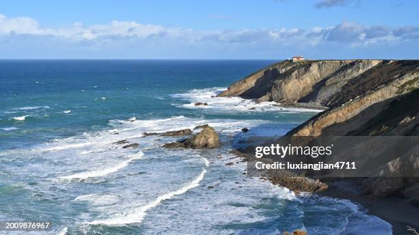 west coast of spain - atlantic ocean - sea level stock pictures, royalty-free photos & images