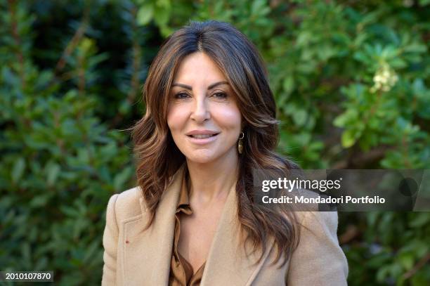 Italian actress Sabrina Ferilli presents the Gloria Rai TV series Rai 1. Roma February 13rd, 2024