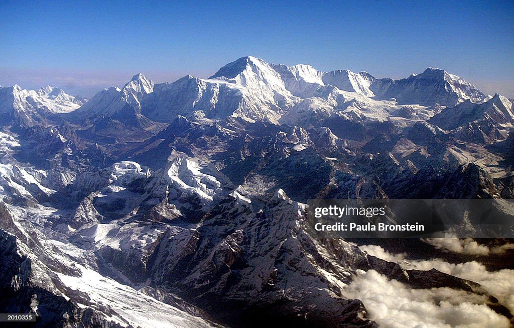 Aerial View Of Mount Everest