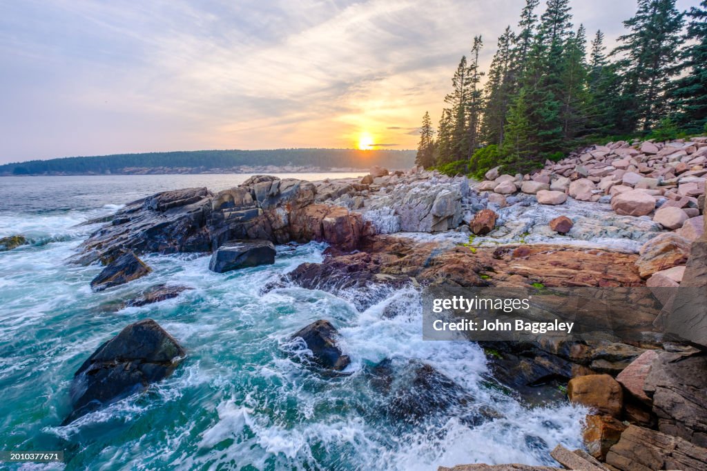 Summer Sunset at Otter Point