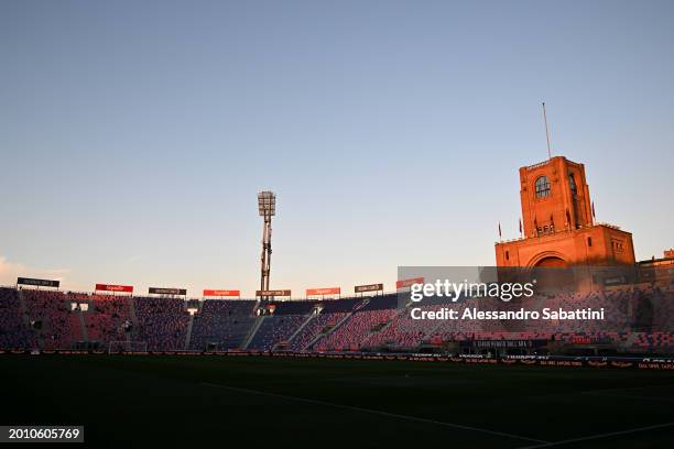 General view inside the stadium prior to the Serie A TIM match between Bologna FC and ACF Fiorentina - Serie A TIM at Stadio Renato Dall'Ara on...