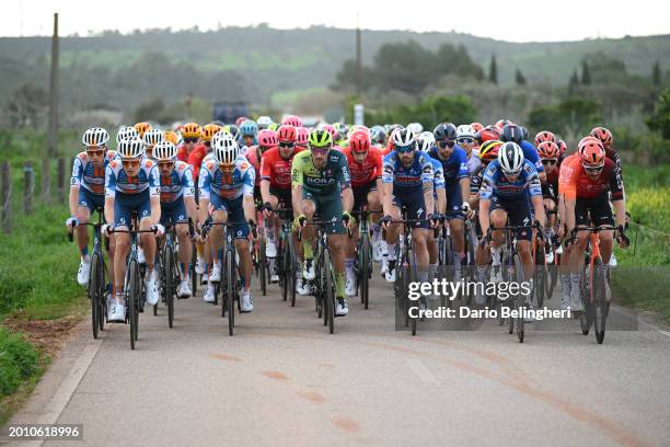 John Degenkolb of Germany and Team dsm-firmenich PostNL, Marco Haller of Austria and Team BORA - hansgrohe, Mattia Cattaneo of Italy, Louis Vervaeke...