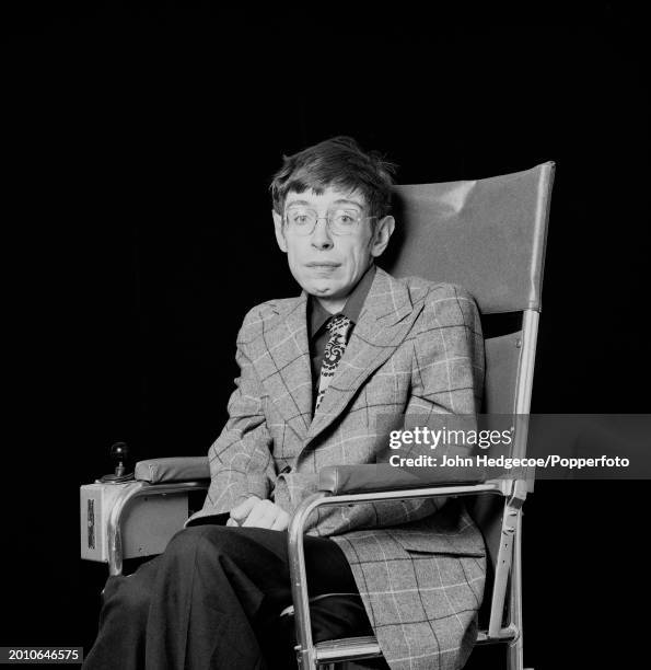 English theoretical physicist Stephen Hawking posed in Cambridge, England in 1978. Hawking, currently a professor of gravitational physics at...