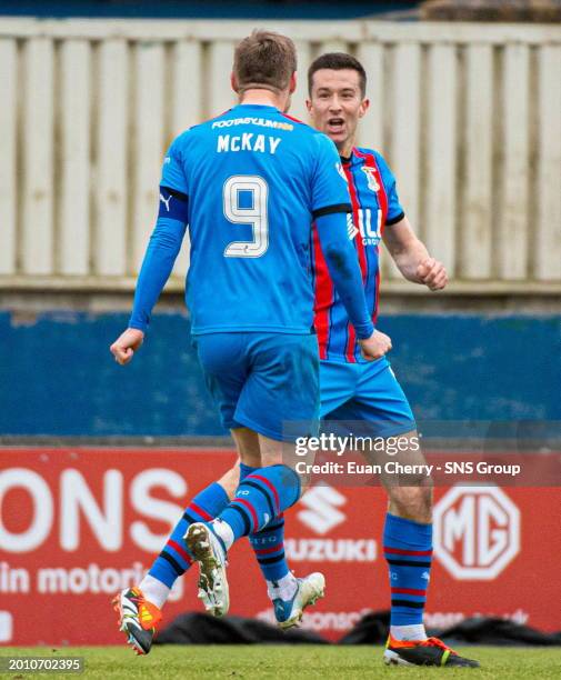 During a cinch Championship match between Inverness Caledonian Thistle and Partick Thistle at the Caledonian Stadium, on February 17 in Inverness,...