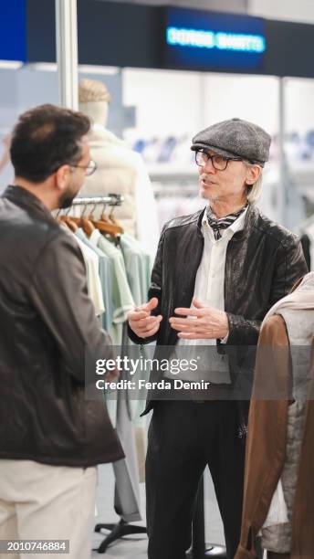 Guests attend during the IFCO – Istanbul Fashion Connection Fair 2024 at Istanbul Expo Center on February 07, 2024 in Istanbul, Turkey.