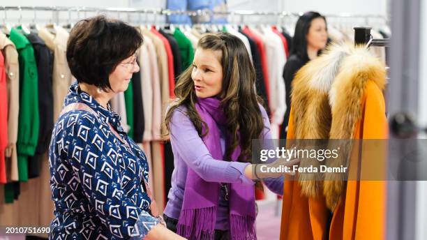 Guests attend during the IFCO – Istanbul Fashion Connection Fair 2024 at Istanbul Expo Center on February 07, 2024 in Istanbul, Turkey.