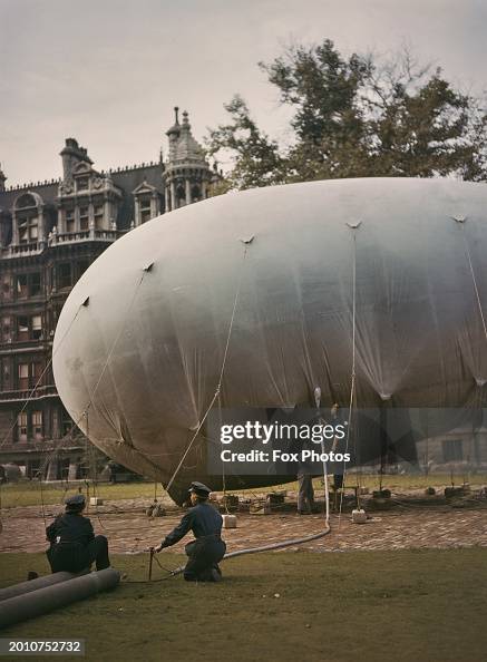 World War II - Barrage Balloon Site, Temple, City Of London