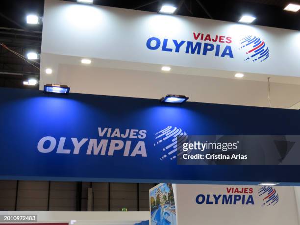 Viajes Olympia stand at FITUR on January 28, 2024 in Madrid, Spain.