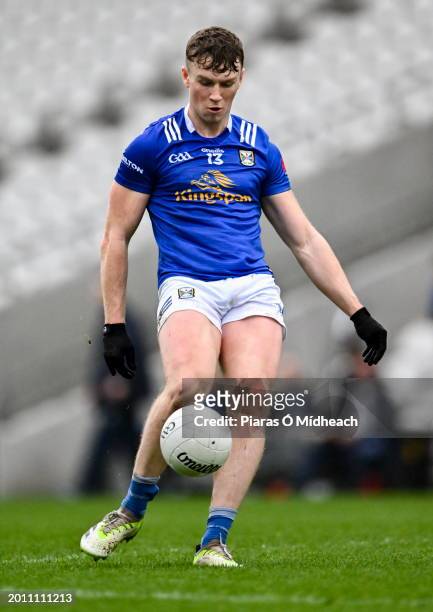 Cork , Ireland - 17 February 2024; Paddy Lynch of Cavan takes a free during the Allianz Football League Division 2 match between Cork and Cavan at...