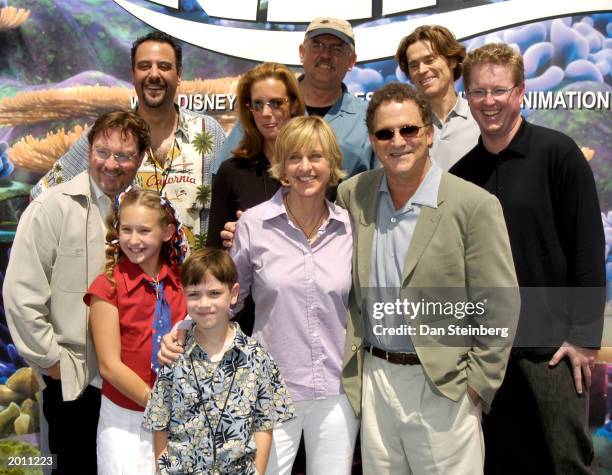 Actress Ericka Beck, Actor Ellen De Generes, Actor Albert Brooks, director Andrew Stanton, actor Stephen Root, actor Brad Garrett, actress Elizabeth...