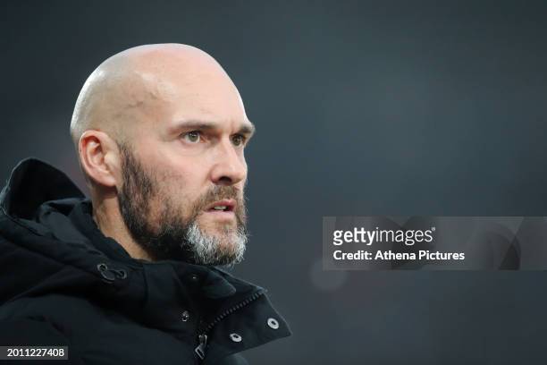 Swansea City manager Luke Williams stands on the touch line during the Sky Bet Championship match between Swansea City and Ipswich Town at the...