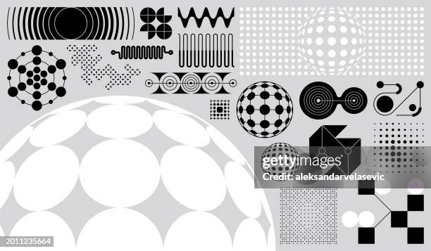 ilustraciones, imágenes clip art, dibujos animados e iconos de stock de elementos de diseño geométrico abstracto - juntar los puntos