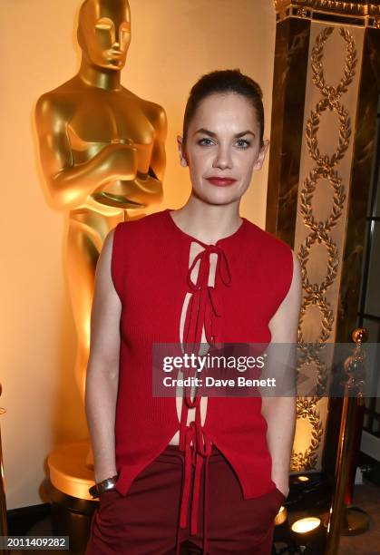 Ruth Wilson attends The 96th Oscars Nominees Reception at The Dorchester on February 17, 2024 in London, England.