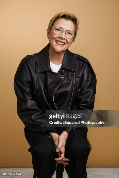 Annette Bening of Peacock's 'Apples Never Fall' poses for a portrait during the 2024 Winter Television Critics Association Press Tour at The Langham...