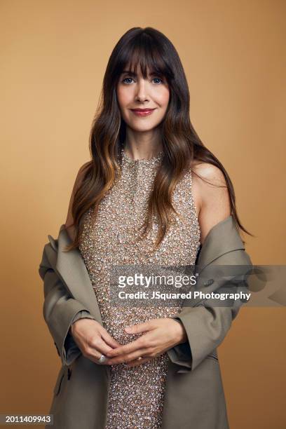 Alison Brie of Peacock's 'Apples Never Fall' poses for a portrait during the 2024 Winter Television Critics Association Press Tour at The Langham...