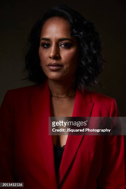 Agam Darshi of The CW Network's "Sight Unseen" poses for a portrait during the 2024 Winter Television Critics Association Press Tour at The Langham...