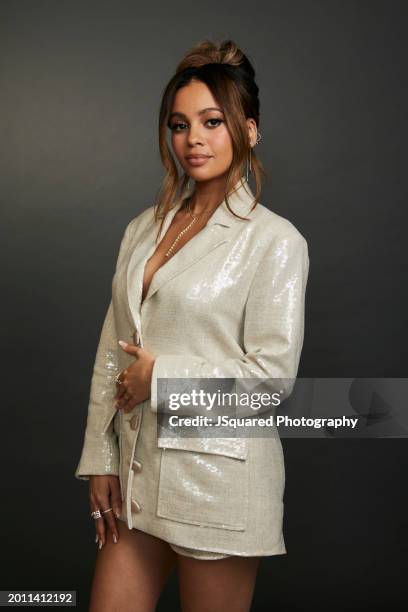 Vanessa Morgan of The CW Network's "Wild Cards" poses for a portrait during the 2024 Winter Television Critics Association Press Tour at The Langham...