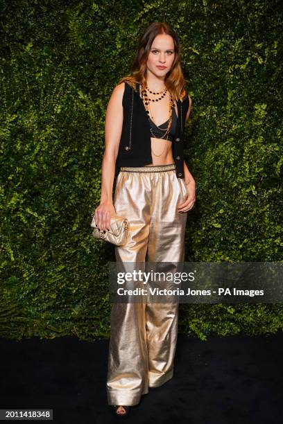 Clara Rugaard attends the Charles Finch and Chanel 2024 Pre-Bafta Party at the Hertford Street Club, London. Picture date: Saturday February 17, 2024.