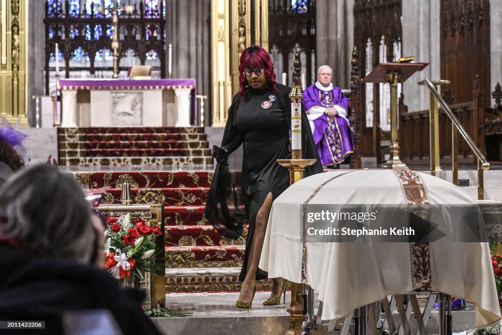 Funeral Of Transgender Community Activist Cecilia Gentili Held At New York's St. Patrick's Cathedral