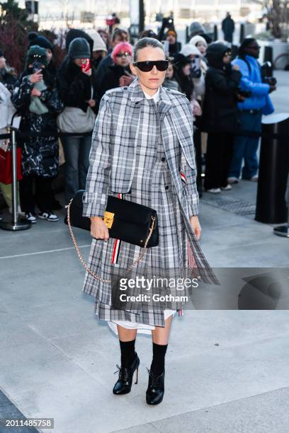Dree Hemmingway attends the Thom Browne fashion show during New York Fashion Week at The Shed on February 14, 2024 in New York City.
