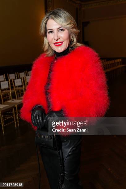 Olga Ferrara attends the Frederick Anderson Collection Fall 2024 Runway at Prince George Ballroom on February 14, 2024 in New York City.