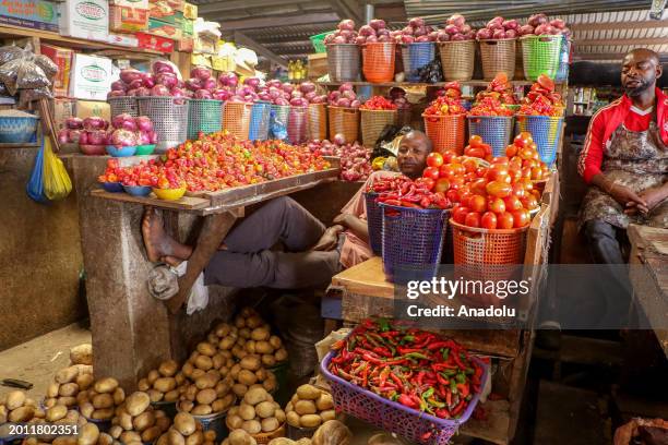 View from Wuse Bazaar in Abuja, Nigeria on February 18, 2024. Nigeria's inflation rate accelerated further in January and reached almost 30% in...