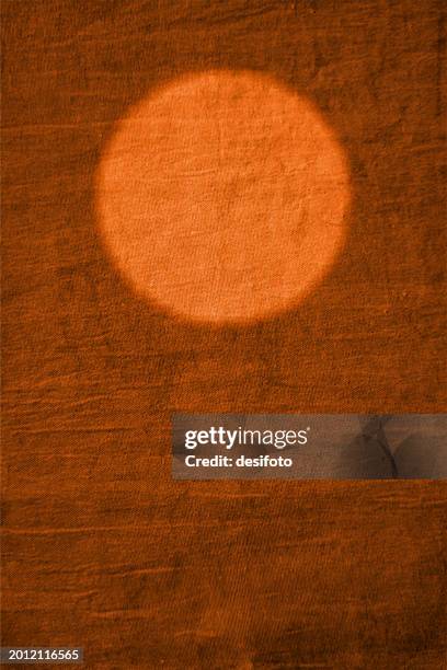 bright blank empty rust brown coloured grunge textured faded weathered smudged monochrome vertical vector backgrounds with one circle or soft circular spotlight - peach texture stock illustrations