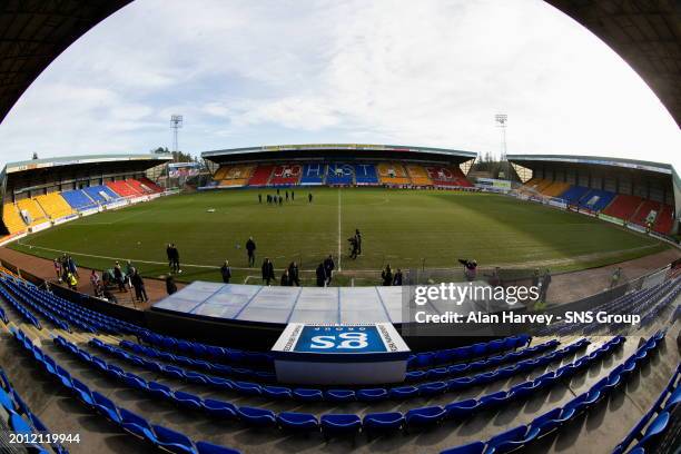 General view of McDiarmid Park before a cinch Premiership match between St Johnstone and Rangers at McDiarmid Park, on February 18 in Perth, Scotland.