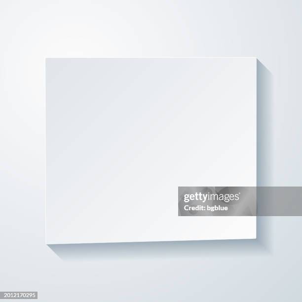 davis county, iowa. map with paper cut effect on blank background - davis square stock illustrations