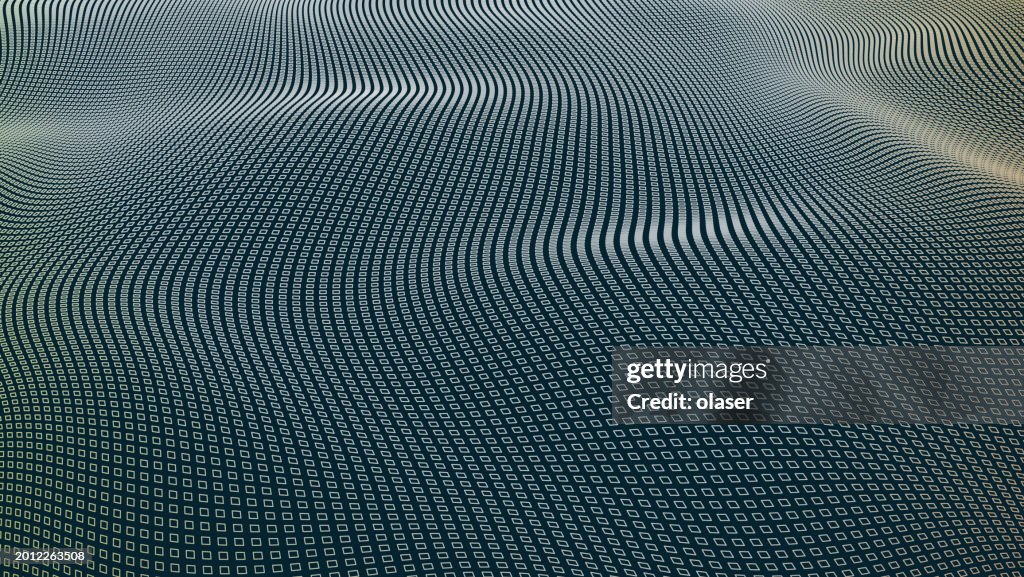 Digital Code Pattern Digital Wave Pattern With Binary Code Texture High-Res Vector Graphic ...
