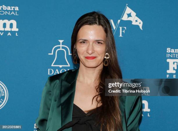 Kasia Kuczyńska attend the the Cinema Vanguard Award ceremony during the 39th Annual Santa Barbara International Film Festival on February 14, 2024...