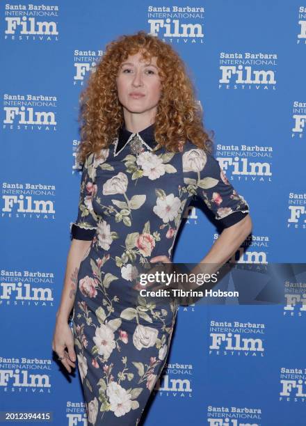 Amanda MacLeod attends the 39th Annual Santa Barbara International Film Festival on February 14, 2024 in Santa Barbara, California.