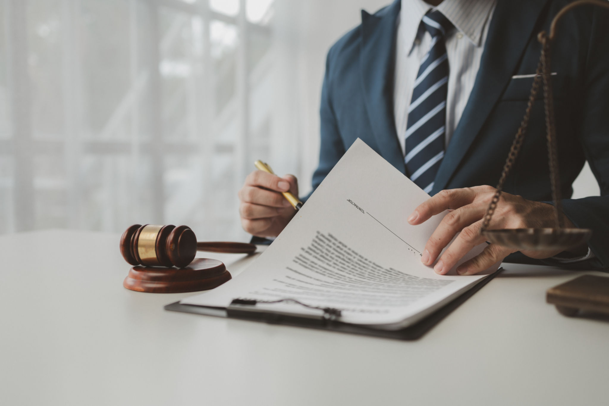 lawyer desk
