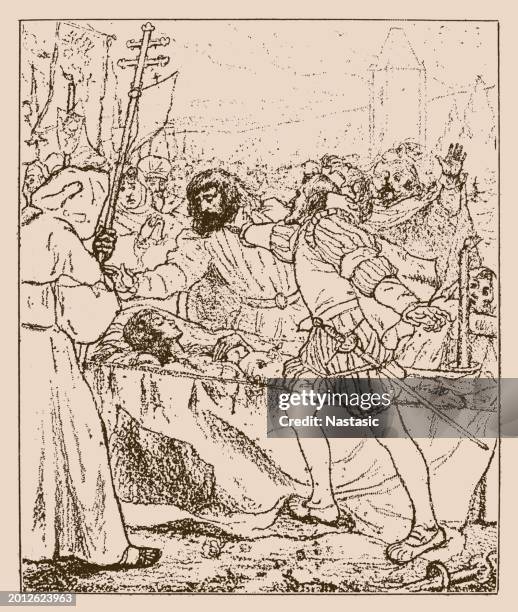 shakespeare ,hamlet ,acte v,scene i - hamlet shakespeare stock illustrations