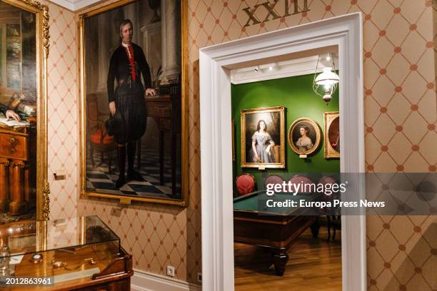 Several of the works on display at the Museo del Romanticismo, on 15 February, 2024 in Madrid, Spain. The Museo del Romanticismo is a state-owned...
